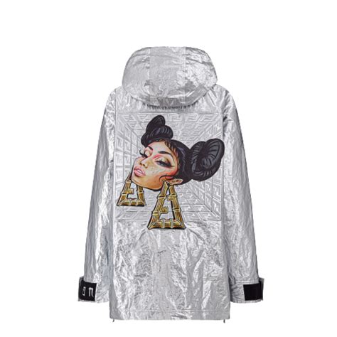 fendi nicki minaj silver jacket|nicki minaj bathing suits.